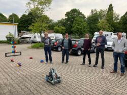Demonstration des Roboterprojekts