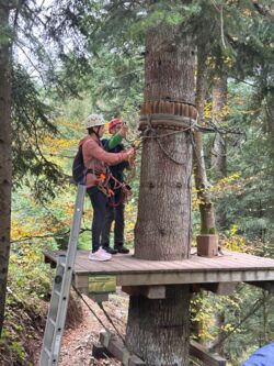 STEP Jahresausflug 2024: Zipline in Triberg