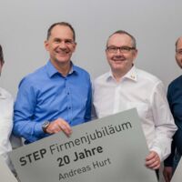 Mitarbeiter-Jubiläen Andreas Hurt, Alexander Marquardt, Ralf Ströbele